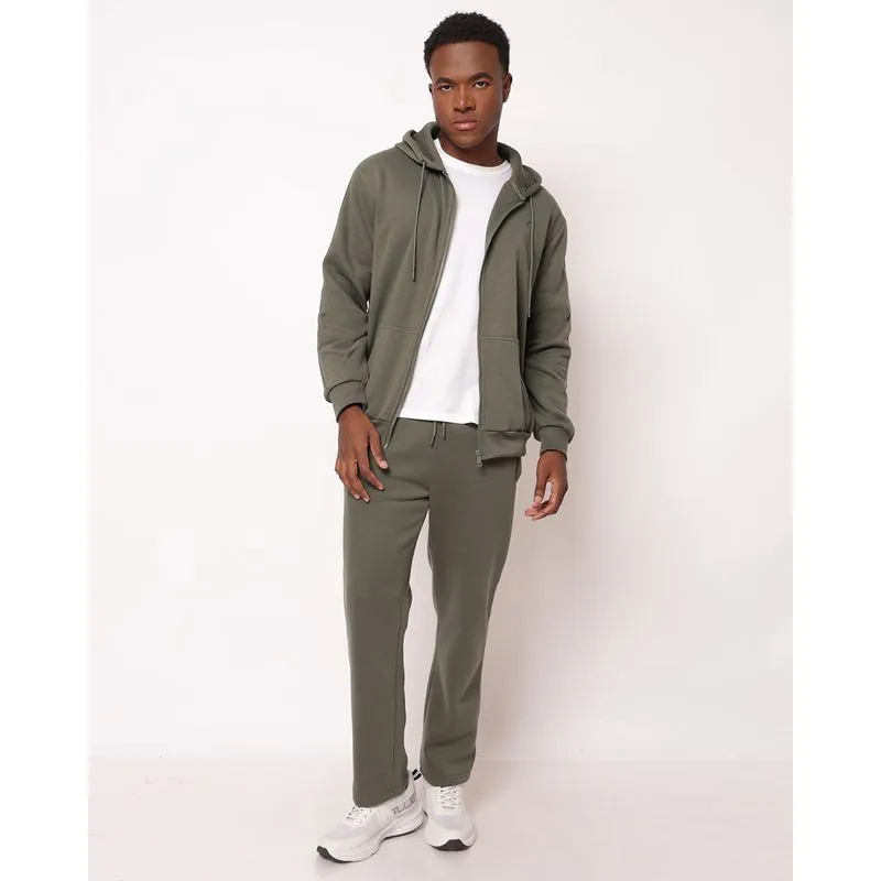 Calça Moletom Masculino Fitter Reta com Bolsos Verde P