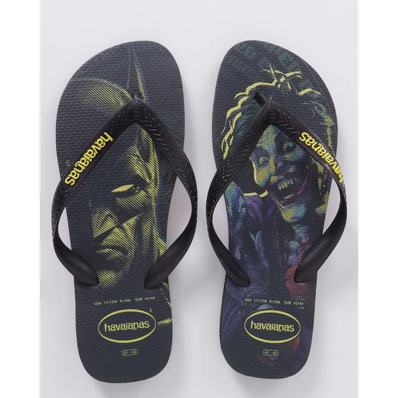 Chinelo Havaianas Masculino Batman e Coringa Preto 43/44