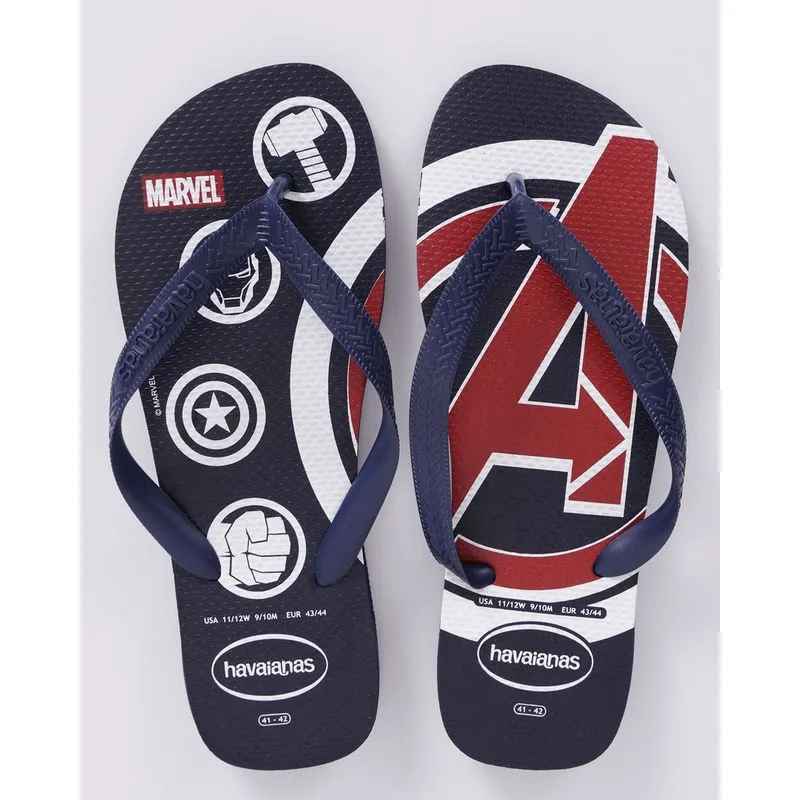Chinelo Masculino Havaianas Top Marvel Marinho 41/42