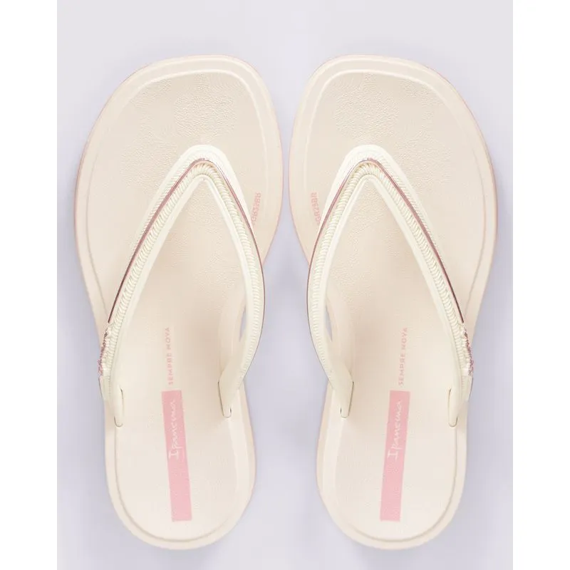 Chinelo Ipanema Infantil Sempre Nova Glow Bege 23/24