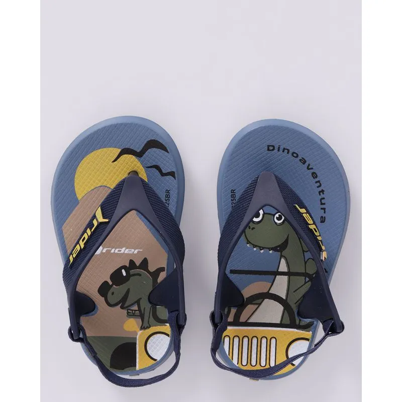 Chinelo Bebê Rider R1 Azul 25