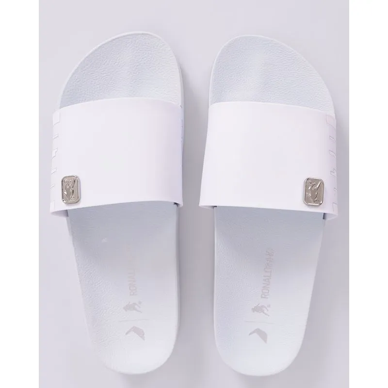 Chinelo Masculino Rider Slide Ronaldinho Branco 43/44