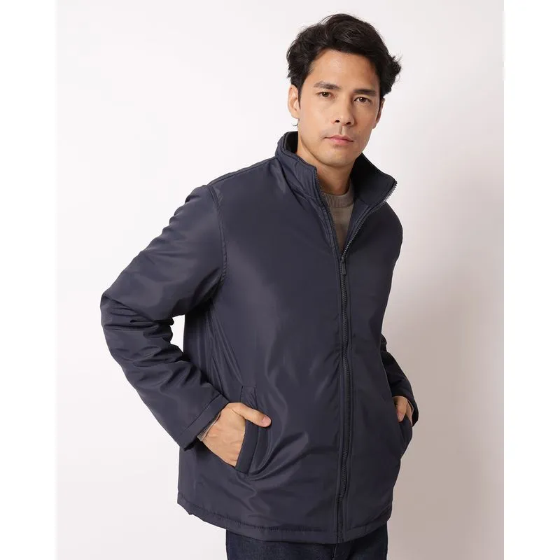 Jaqueta Masculina com Bolsos Marinho P
