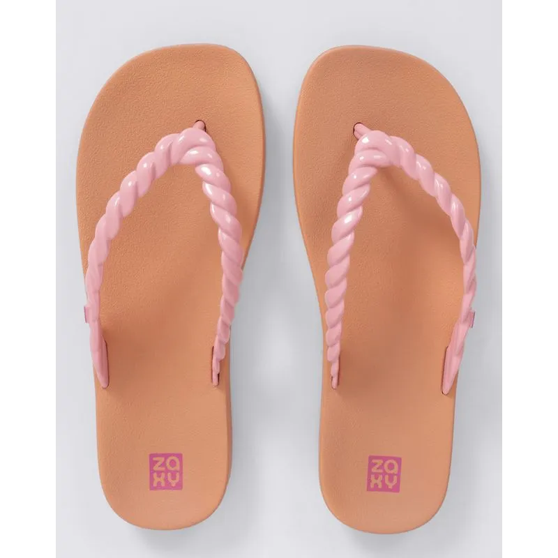 Chinelo Feminino Grendene Trançado Rosa 36
