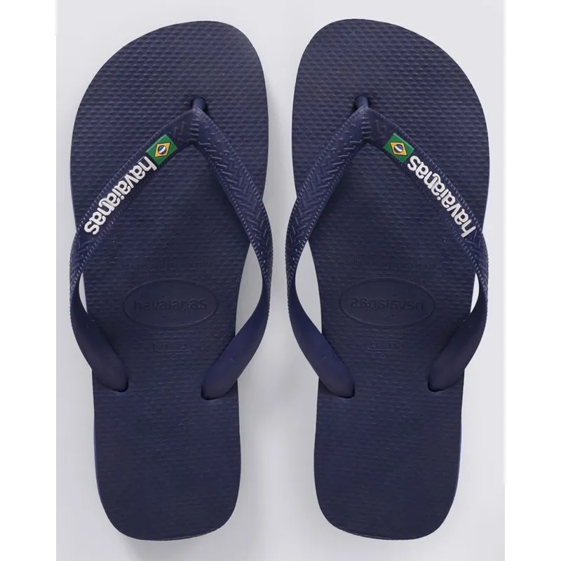 Chinelo Havaianas Masculino Brasil Marinho 35/36