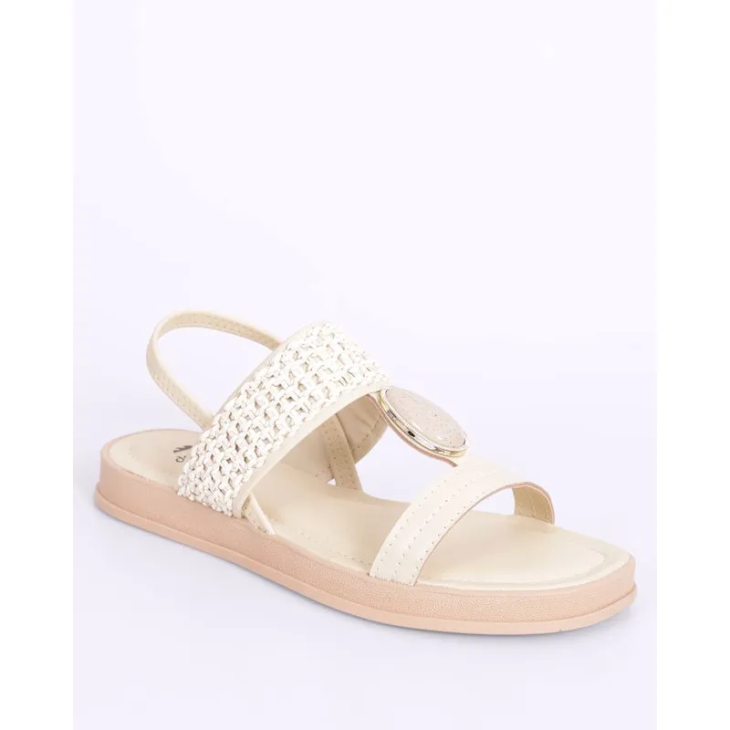 Sandália Feminina Dakota com Aplique Off White 34