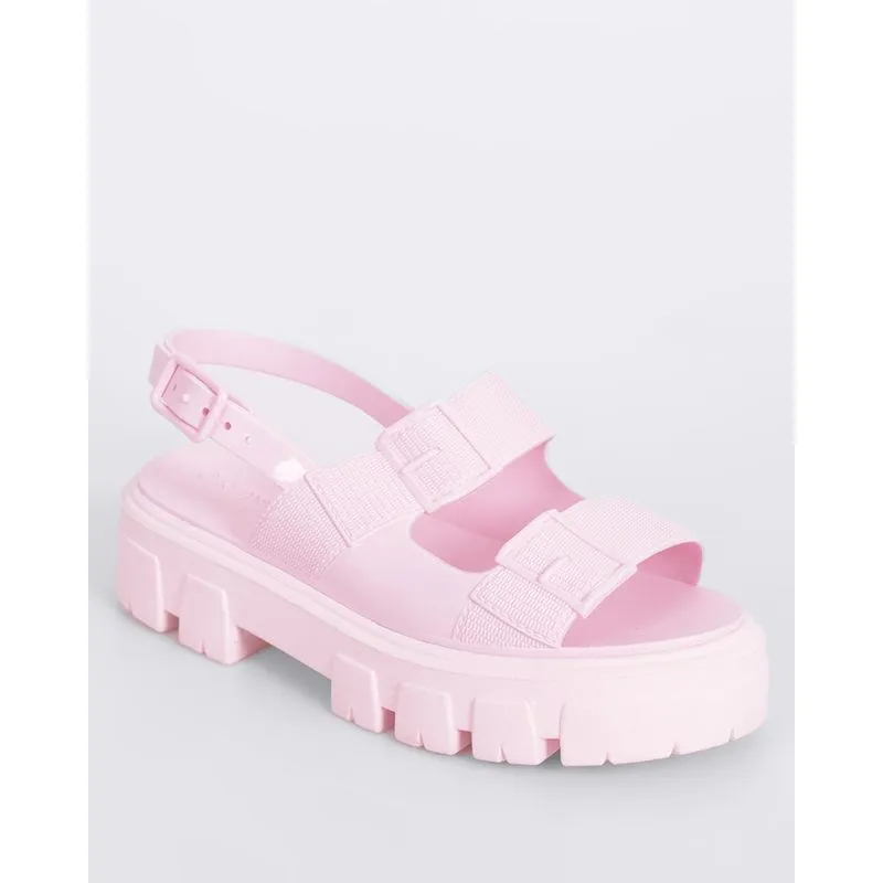 Sandália Infantil Flatform Tratorada Rosa 31/32