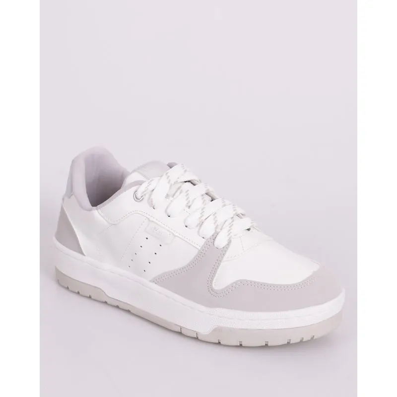 Tênis Feminino Casual com Recortes Branco 39