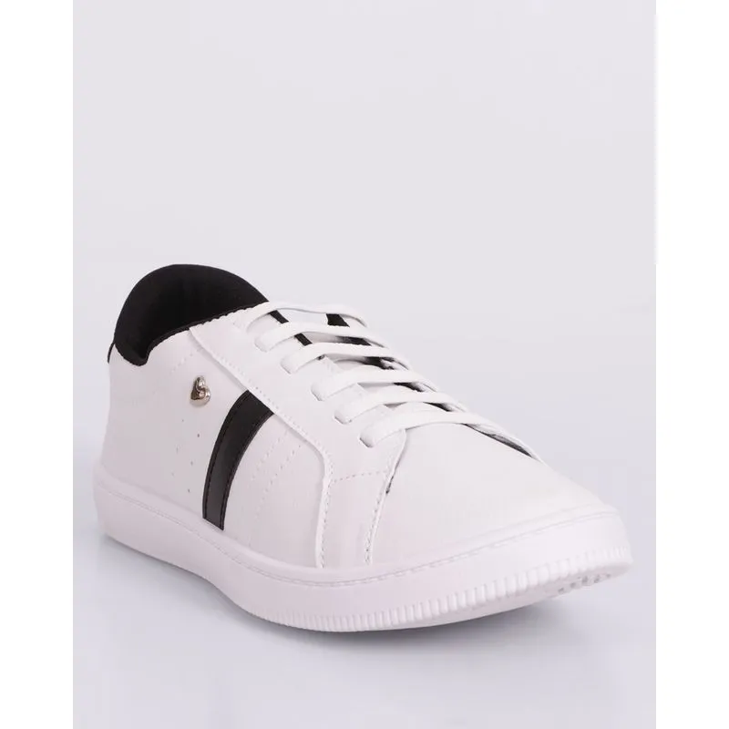 Tênis Feminino Casual Sintético Izalu Branco 37
