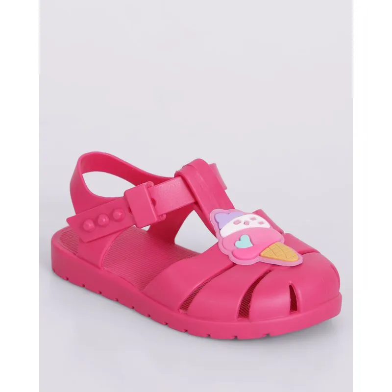 Sandália Bebê Aranha com Sorvete Rosa 19/20