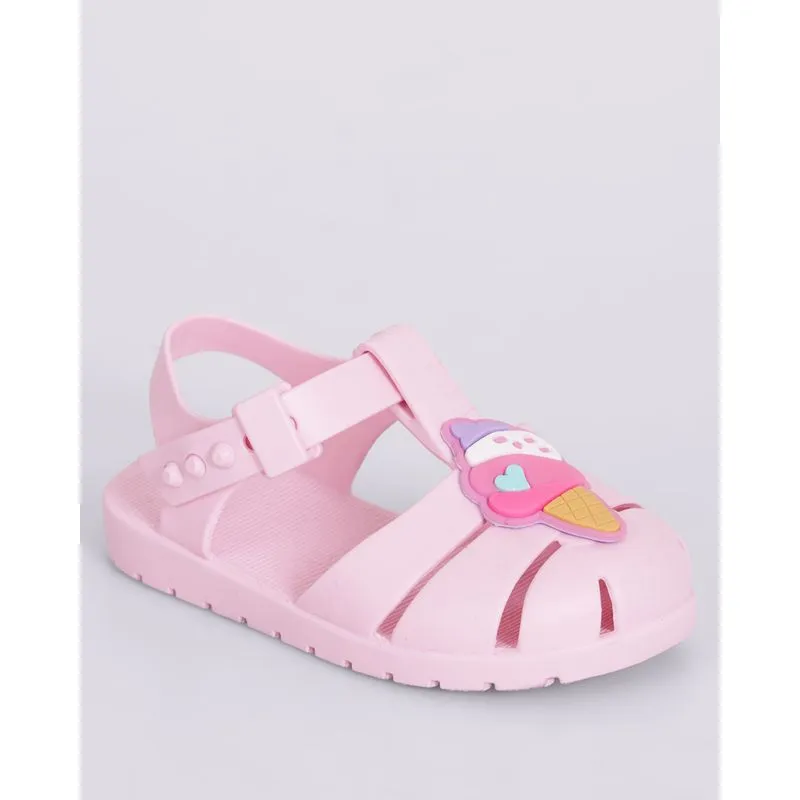 Sandália Bebê Aranha com Sorvete Rosa 17/18