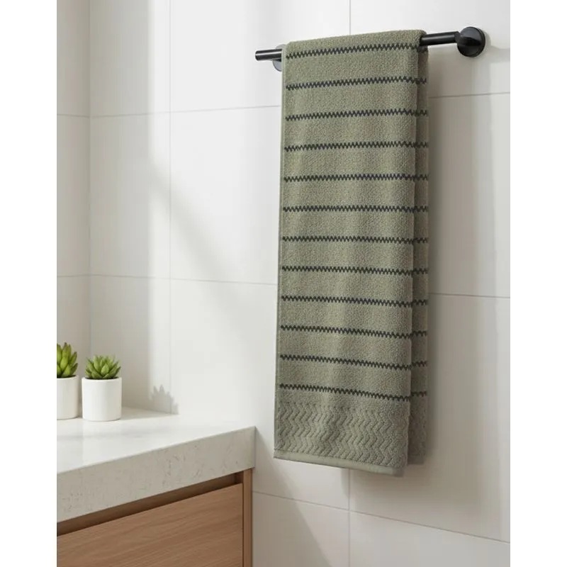 Toalha de Banhão Algodão Zig Olinda 75cm x 140cm Verde UN