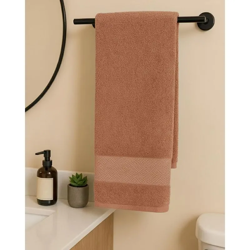 Toalha de Banho Cronos Olinda 68cm x 130cm Marrom UN