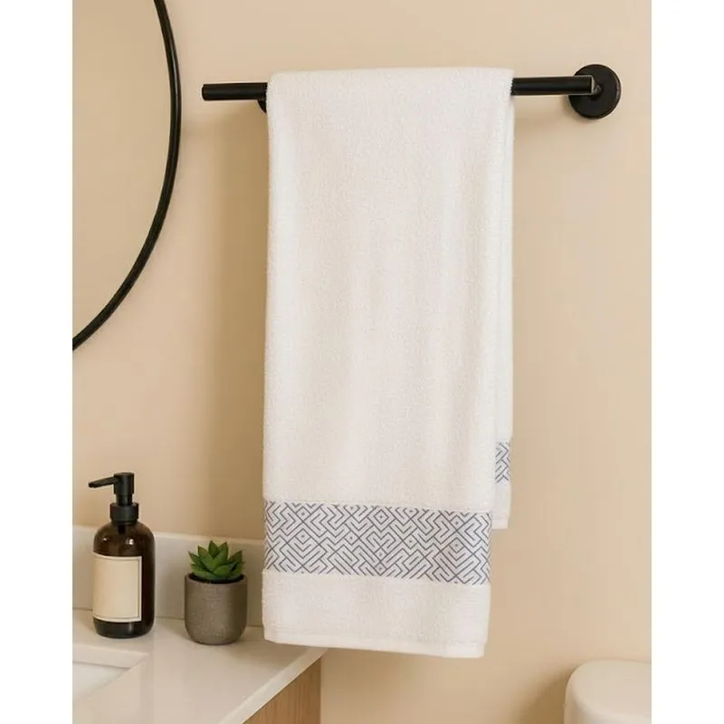 Toalha de Banho Cronos Olinda 68cm x 130cm Off White UN