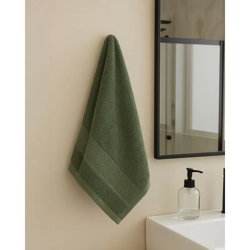 Toalha de Rosto Cronos Olinda 45cm x 70cm Verde UN