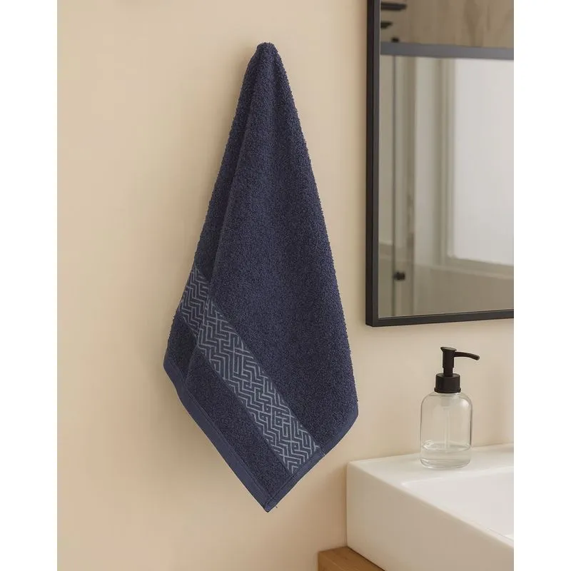 Toalha de Rosto Cronos Olinda 45cm x 70cm Marinho UN