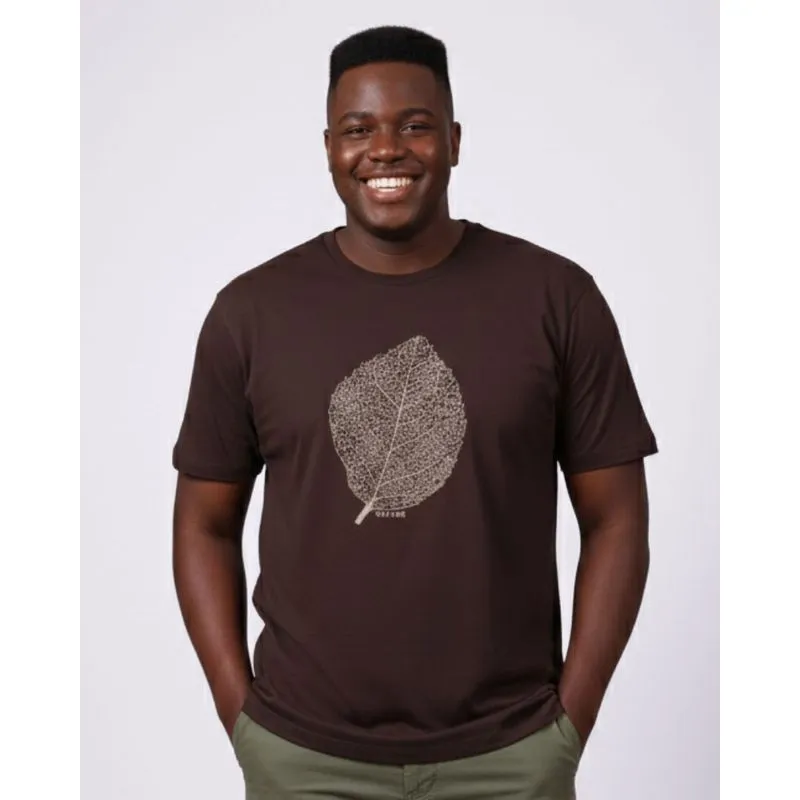 Camiseta Plus Size Masculina Algodão Estampa Marrom G4