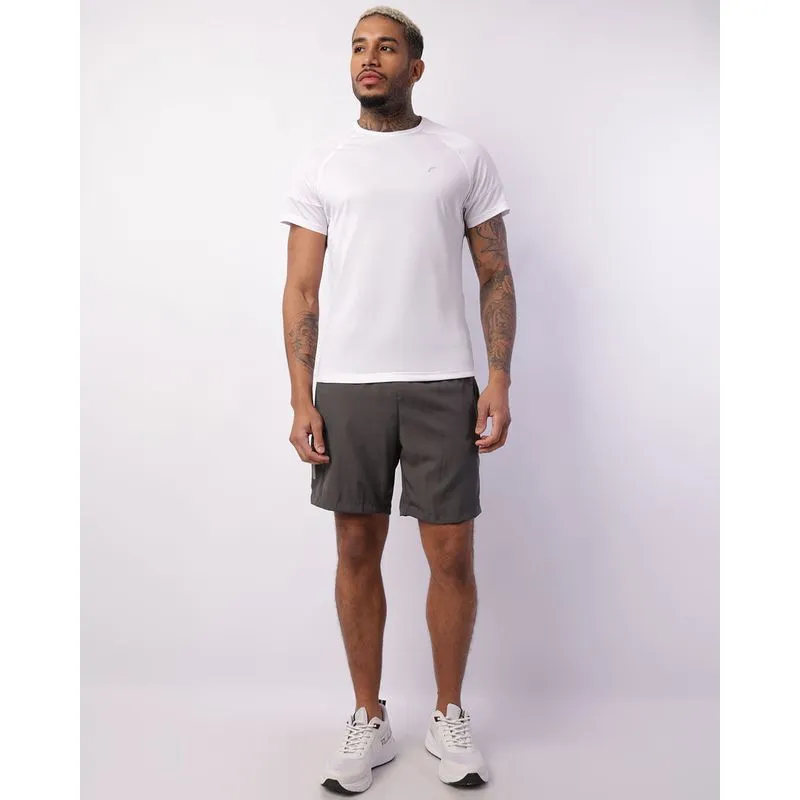Bermuda Esportiva Masculina Bolso com Zíper Cinza G