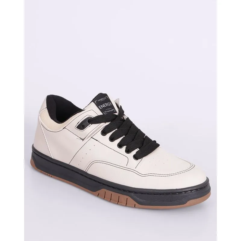 Tênis Masculino Energy com Recorte Off White 41