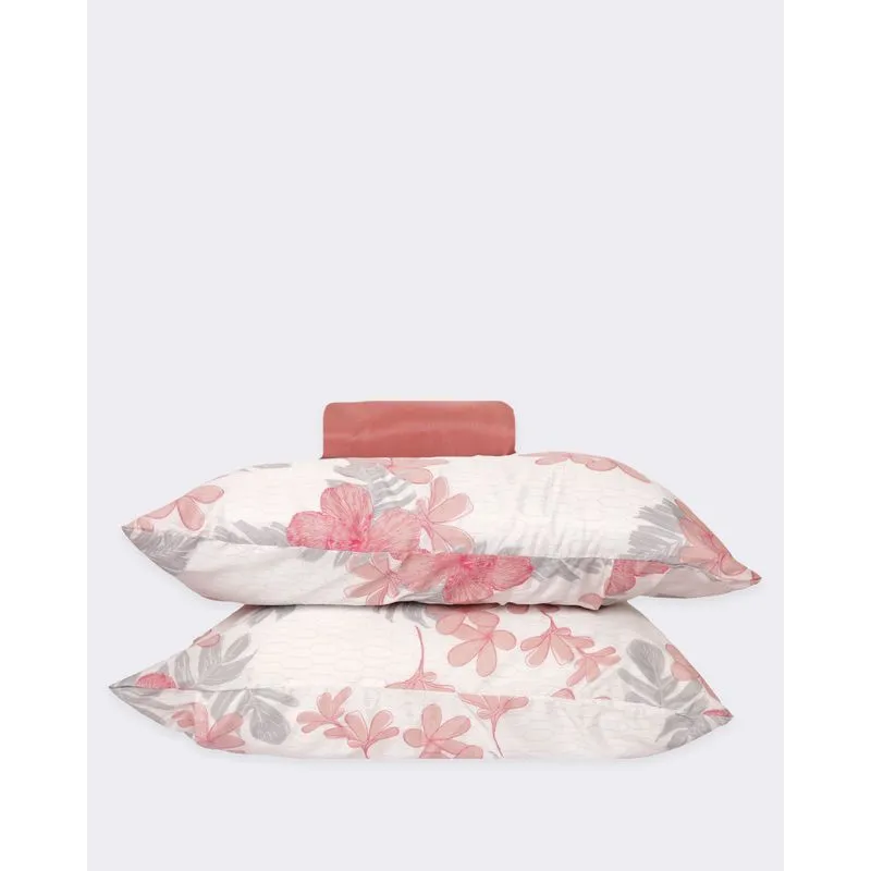 Jogo De Cama Casal 3 Peças Arte & Cazza Estampa Terracota UN