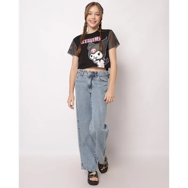 Calça Jeans Juvenil Reta com Fivela Azul 14