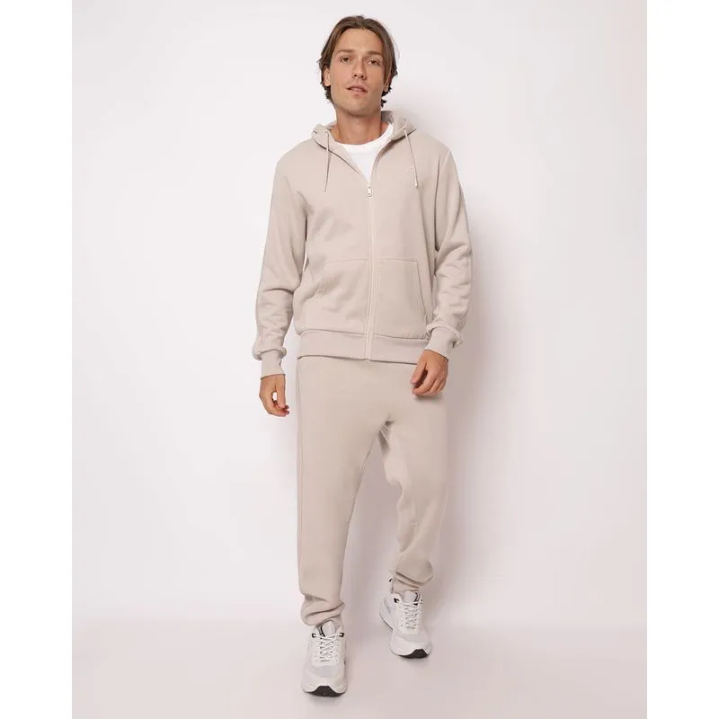Calça Moletom Esportiva Masculino Fitter Jogger Bege M