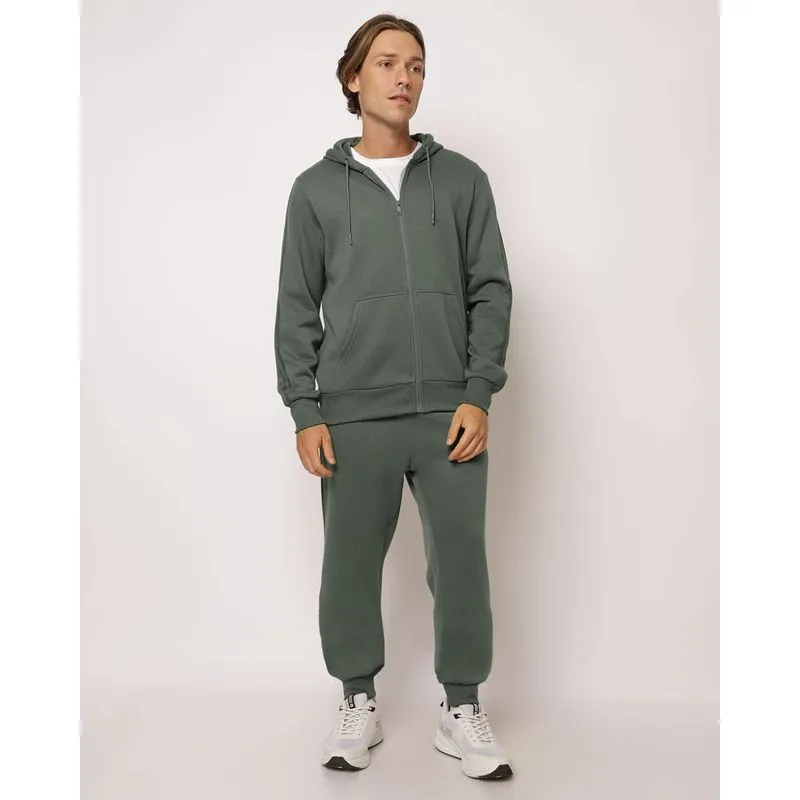 Calça Moletom Masculino Fitter Jogger com Bolsos Verde G