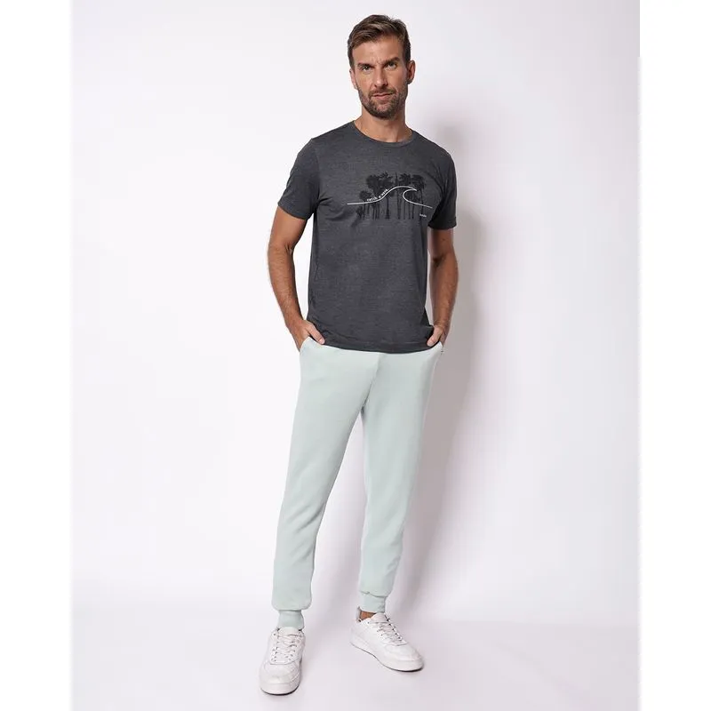 Calça Moletom Masculina Jogger Verde M