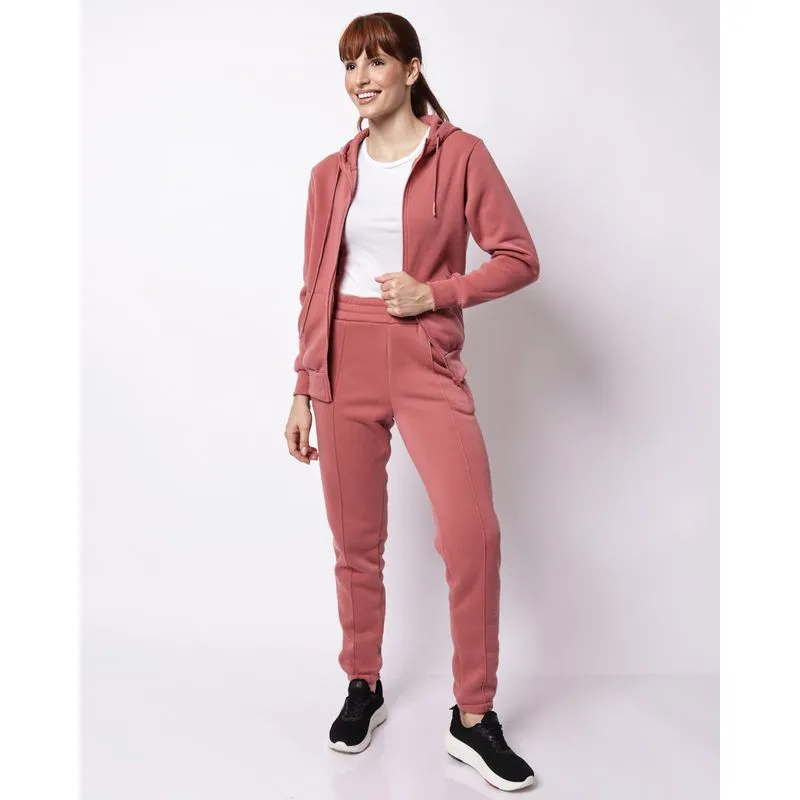 Calça Moletom Feminina Fitness Jogger Fitter Rosa P