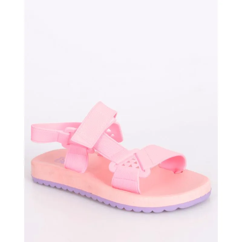 Sandália Infantil Papete Neon Rosa 33/34