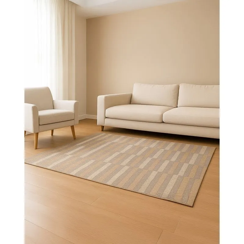 Tapete J. Serrano 100cm x 150cm Juta Trançado Bege UN