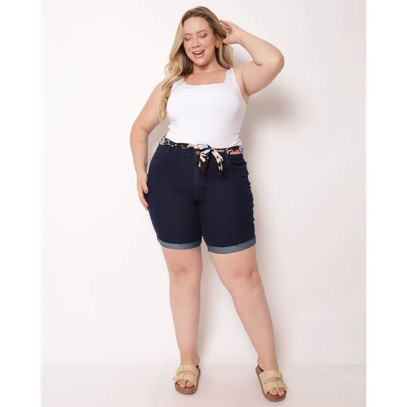 Body Plus Size Feminino Regata Liso Decote Quadrado Branco G2