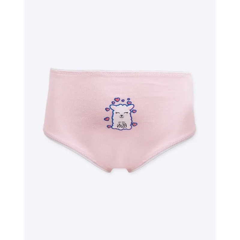 Calcinha infantil Avulsa Tam 4 com Estampas Sortidas Rosa 4