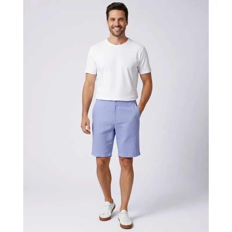 Bermuda Masculina Lisa Azul XGG