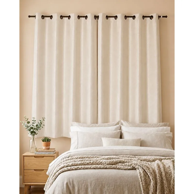 Cortina Bella Janela 260cm x 170cm Bege UN