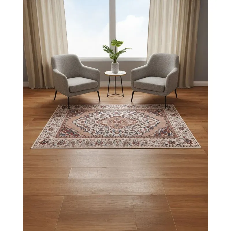 Tapete Flannel Fluffy 100 cm X 140 cm Estampado Bege UN