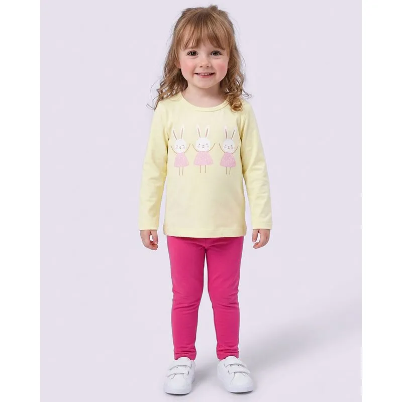 Calça Bebê Legging Térmica Lisa Rosa 3