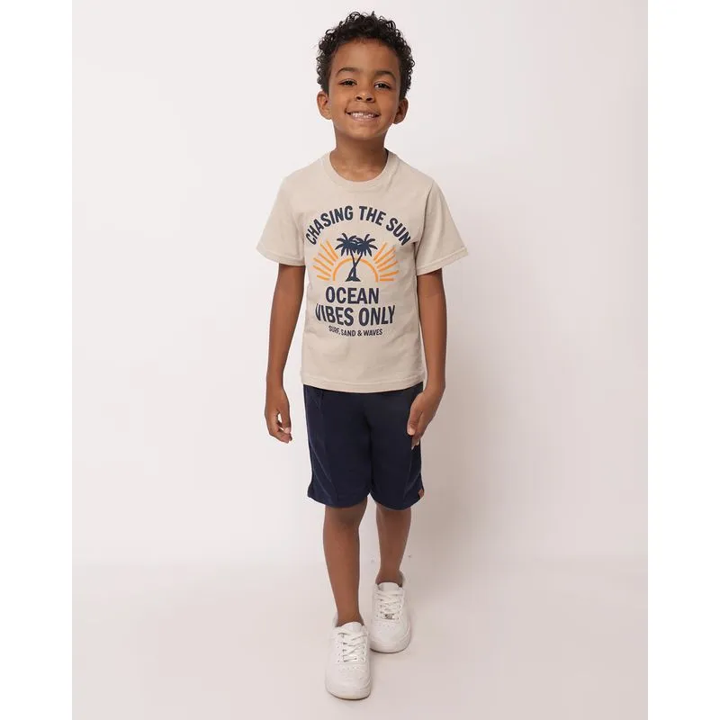 Bermuda Infantil Reta Moletinho Marinho 4