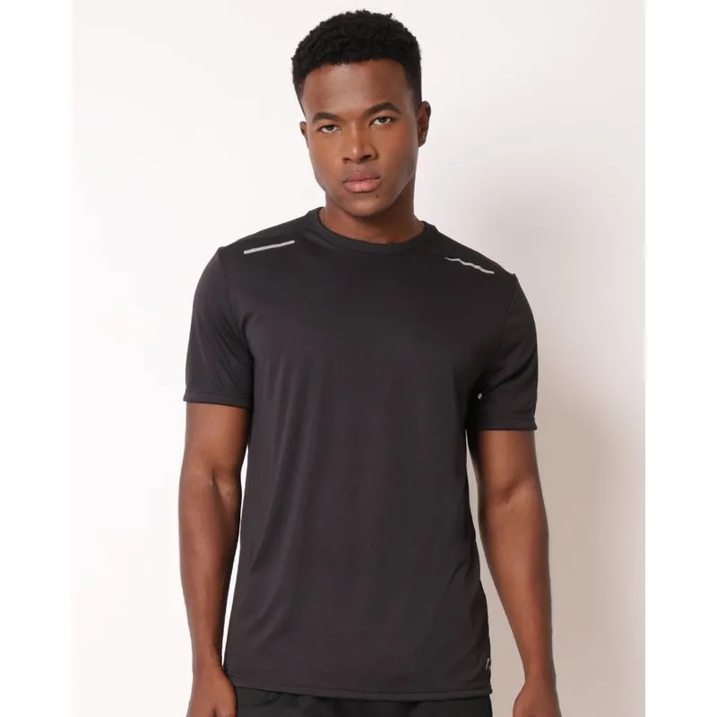 Camiseta Masculina Dry Fit Manga Curta Preta GG