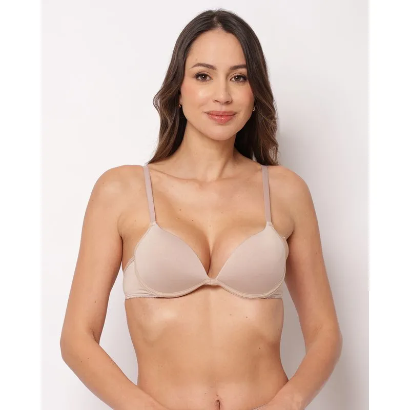 Sutiã Feminino Push Up com Bojo Bege 42