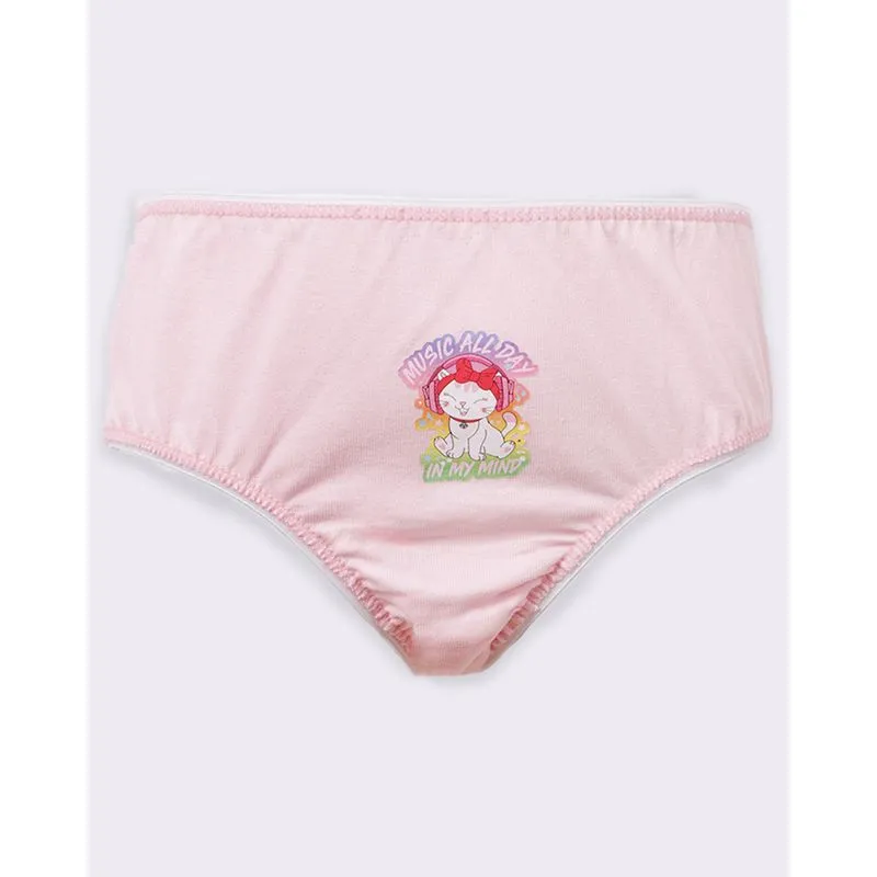 Calcinha Juvenil Avulsa Tam 12 com Estampas Sortidas Rosa 12
