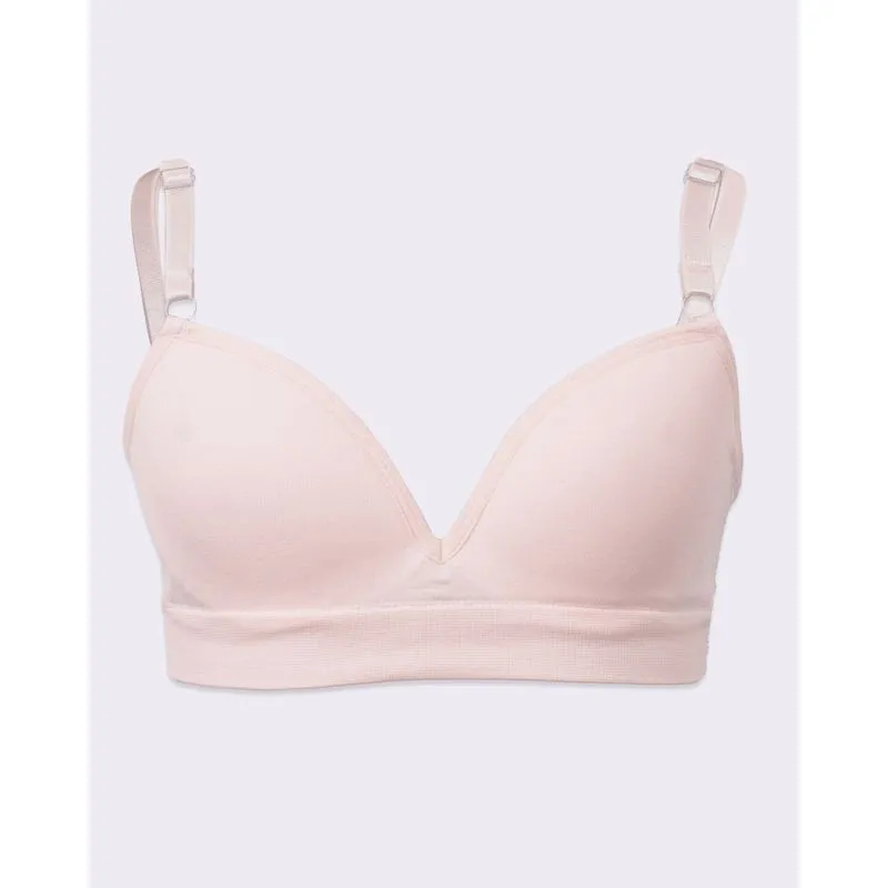 Sutiã Juvenil Zee Rucci Sem Costura com Base Bojo Rosa G