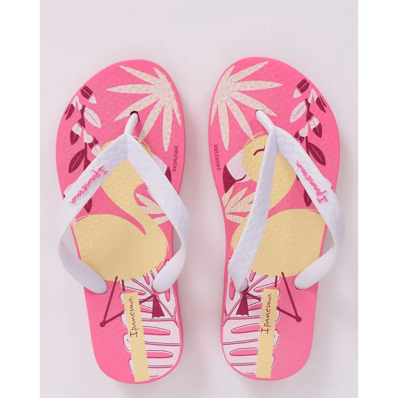 Chinelo Ipanema Infantil Fantasia Rosa 31/32