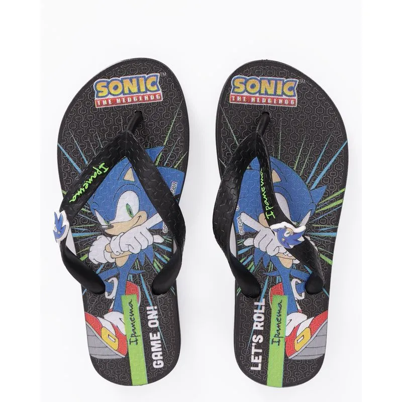 Chinelo Infantil Ipanema Sonic Preto 31/32