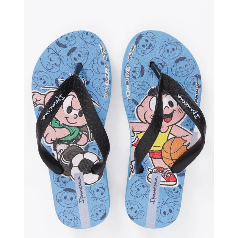 Chinelo Infantil Ipanema Turma da Mônica Azul 27/28