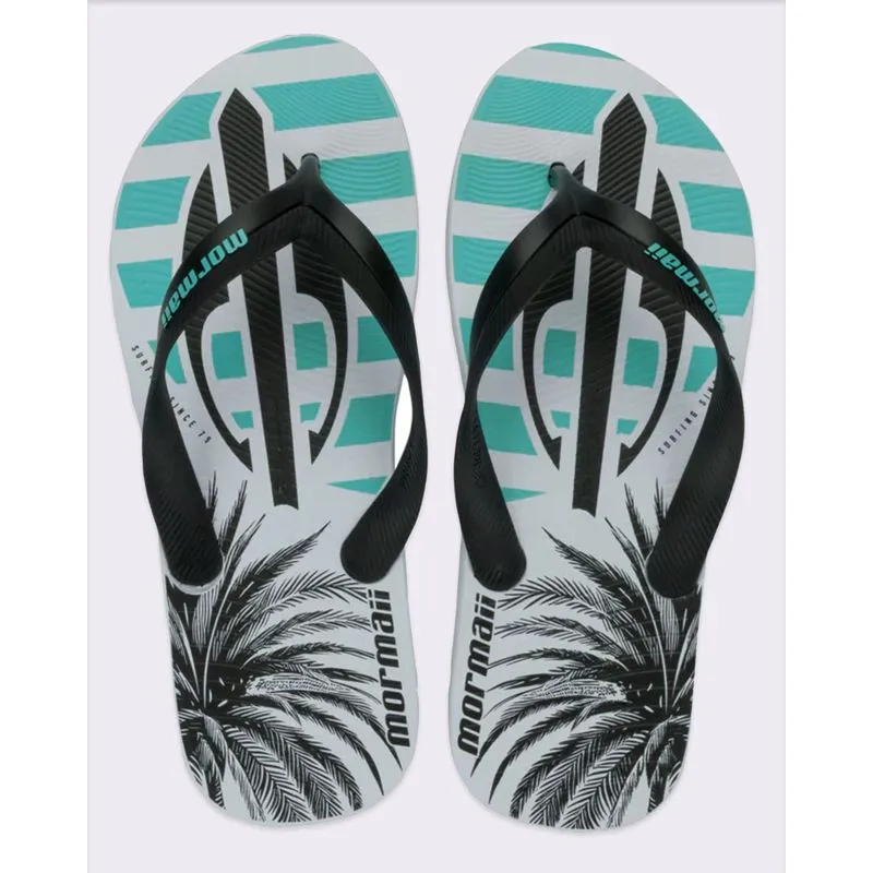 Chinelo Masculino Mormaii Estampa Tropical Branco 39/40
