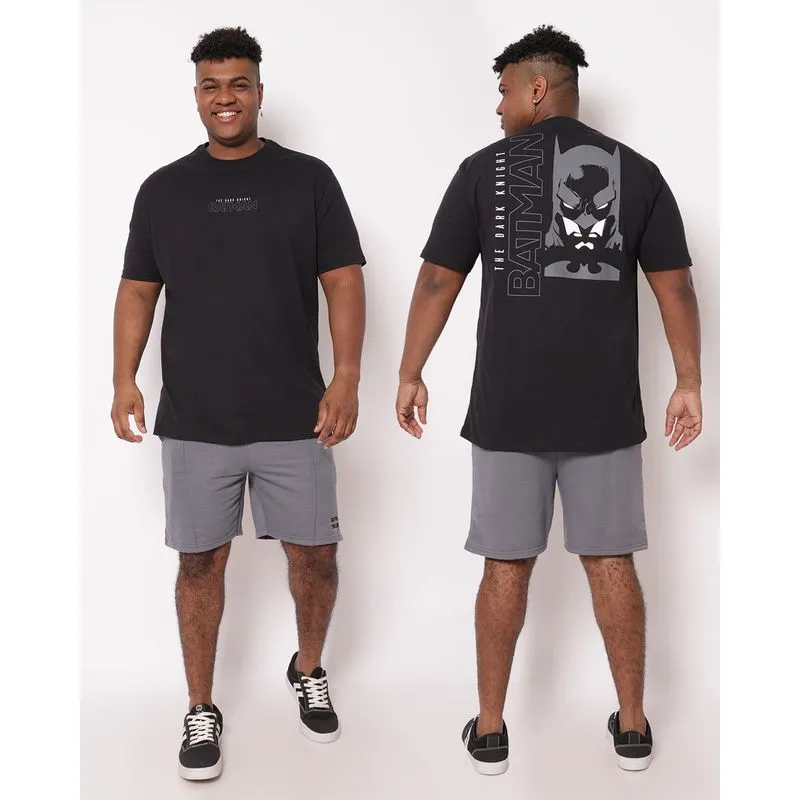 Camiseta Plus Size Masculina Batman Preta G3