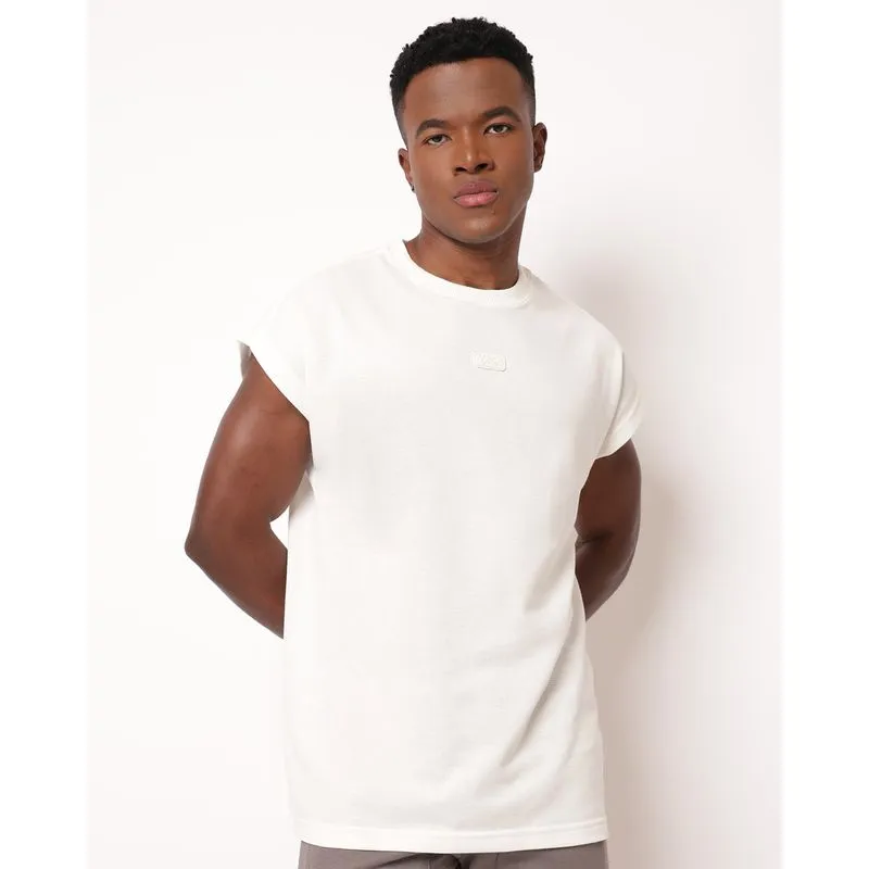 Camiseta Masculina Oversized Texturizada Off White M