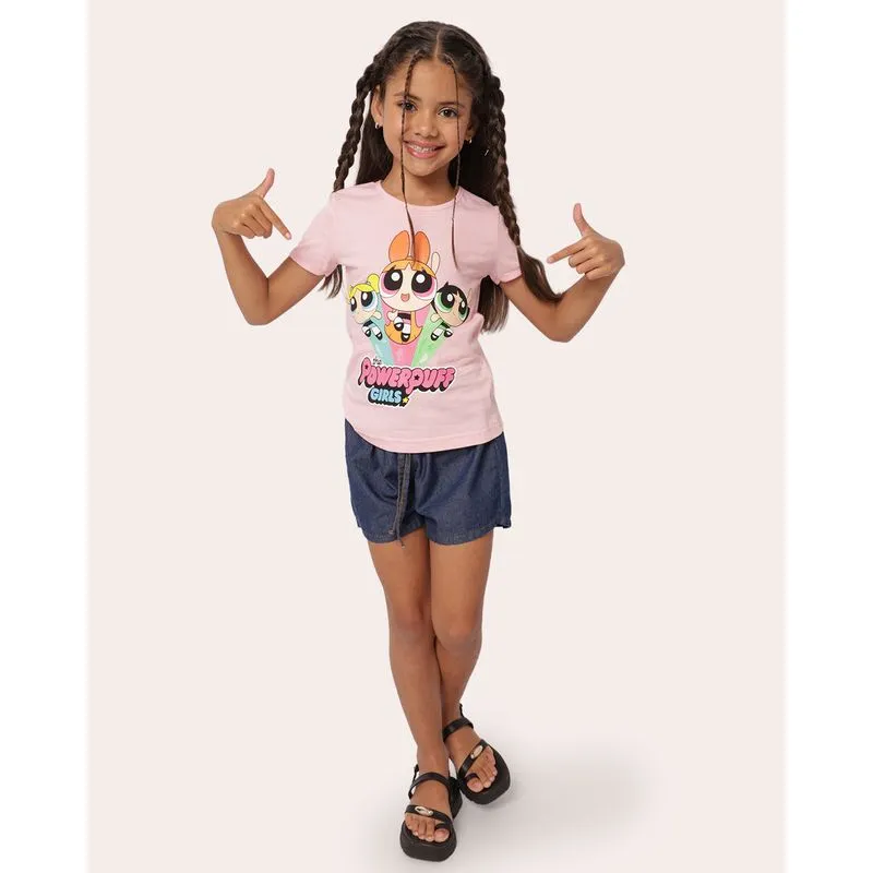 Short Infantil Jeans com Cordão Jeans Escuro 8