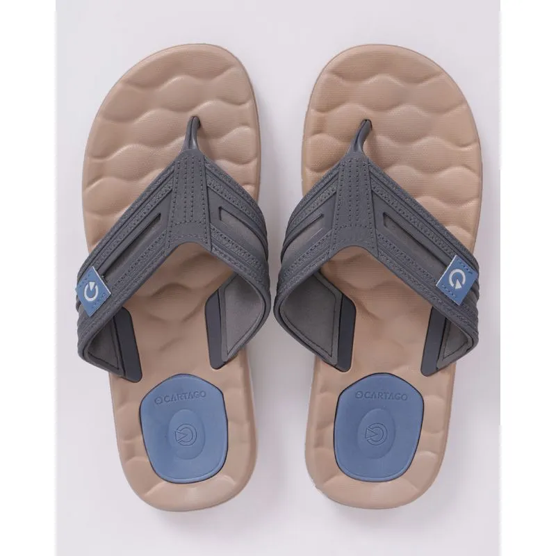 Chinelo Masculino Cartago Tira Larga Bege 40